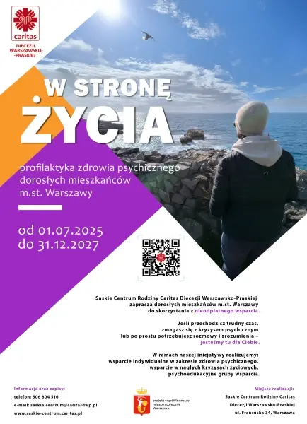 W STRONĘ ŻYCIA - profilaktyka zdrowia psychicznego  dorosłych mieszkańców  m.st. Warszawy W STRONĘ ŻYCIA - profilaktyka zdrowia psychicznego  dorosłych mieszkańców  m.st. Warszawy