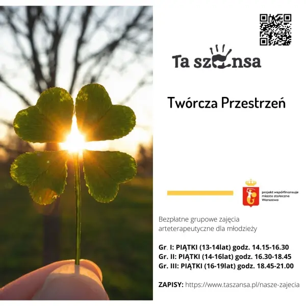 Twórcza przestrzeń - warsztaty dla młodzieży