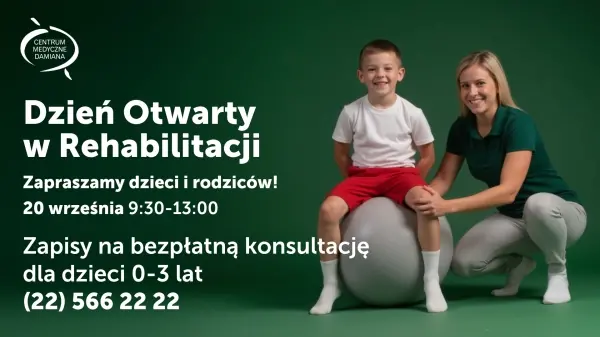 Dzień Otwarty Rehabilitacji - darmowe konsultacje dla dzieci w wieku 0-3 lat