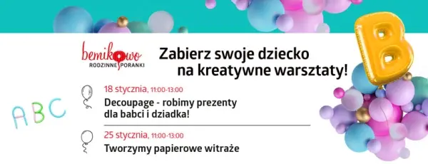 Styczniowe rodzinne poranki w ramach projektu Bemikowo