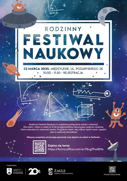 Rodzinny Festiwal Naukowy dla dzieci w wieku 8-10 lat