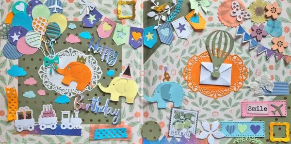 Warsztaty scrapbookingu: Kartka z życzeniami