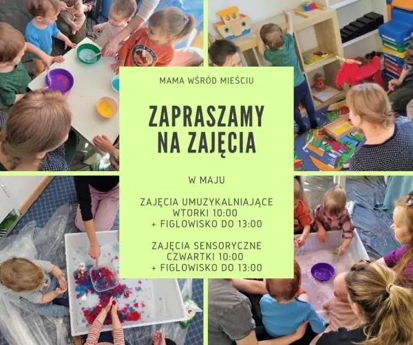 Zajęcia sensoryczne dla dzieci ,,Mama wśród mieściu’’