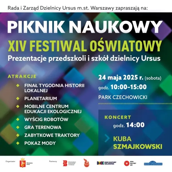 Piknik Naukowy, Festiwal Oświatowy i koncert Kuby Szmajkowskiego