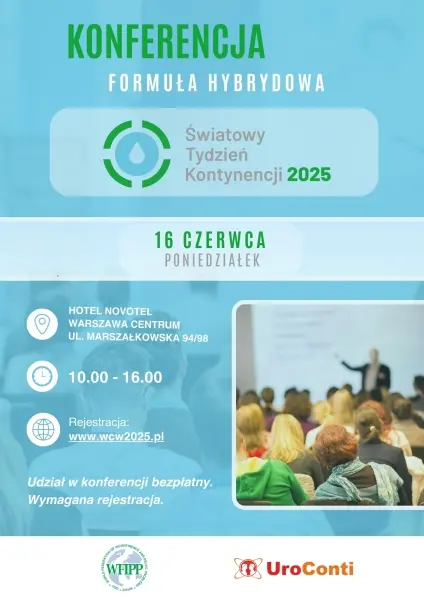 Konferencja z okazji Światowego Tygodnia Kontynencji - RAZEM DLA SKUTECZNEGO LECZENIA