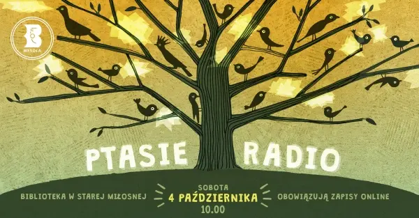 Ptasie radio w bibliotece w Starej Miłosnej