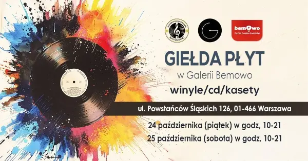 Giełda Płyt Winylowych, CD i Kaset w Galerii Bemowo: spotkanie z muzyką, która nigdy nie wychodzi z mody