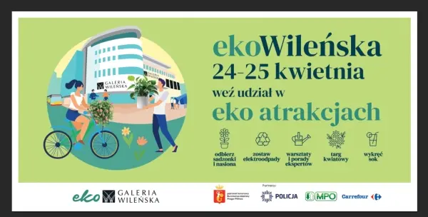 EkoWileńska – targ kwiatowy, ekowarsztaty i serwis rowerowy