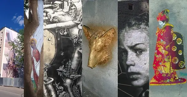 Street-art i murale Nowej Pragi (największa galeria Warszawy!) w Noc Muzeów nie było tego widać