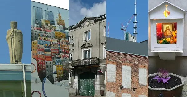 Śliska, Sienna, Złota - wolskiego Dzikiego Zachodu kamienice i murale