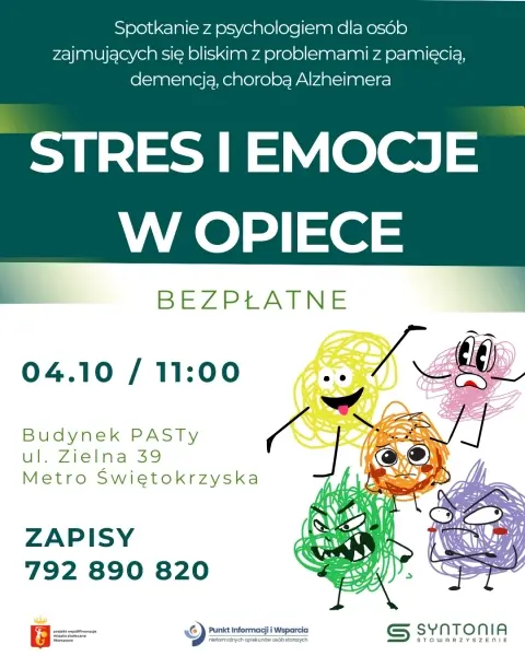 EMOCJE I STRES W OPIECE NAD BLISKIM Z DEMENCJĄ