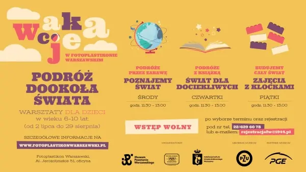 PODRÓŻ DOOKOŁA ŚWIATA (Między nami Indianami) - warsztaty wakacyjne dla dzieci