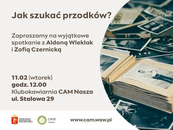 Jak szukać przodków? Spotkanie z Aldoną Wleklak i Zofią Czernicką