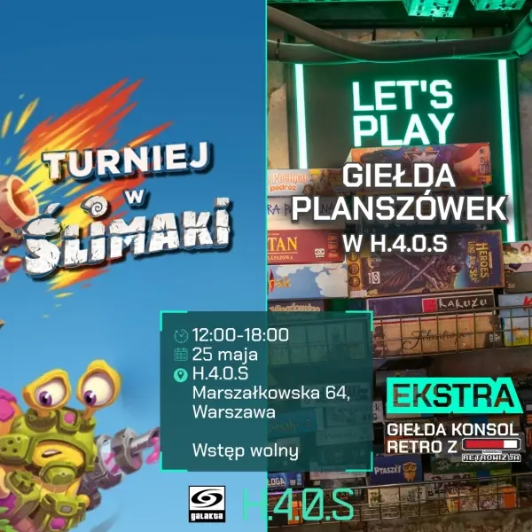 Giełda Planszówek i Turniej planszówek w Ślimaki