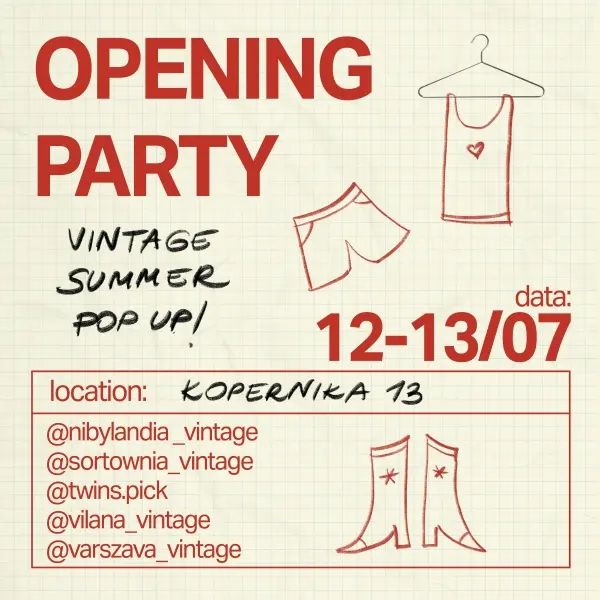 SUMMER VINTAGE POP UP PARTY