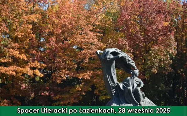 Spacer Literacki po Łazienkach