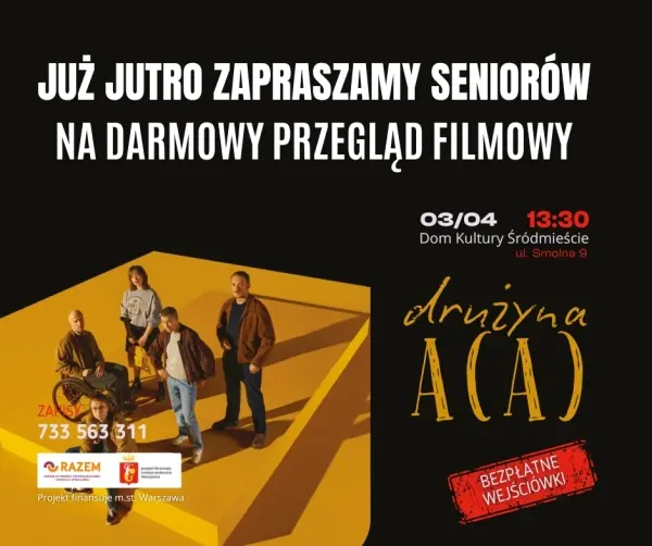 Projekcja filmu "Drużyna A(A)"