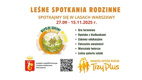Leśne spotkanie rodzinne w Lesie Kabackim