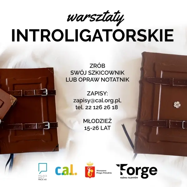 Warsztaty introligatorskie - dla młodzieży i  młodych dorosłych