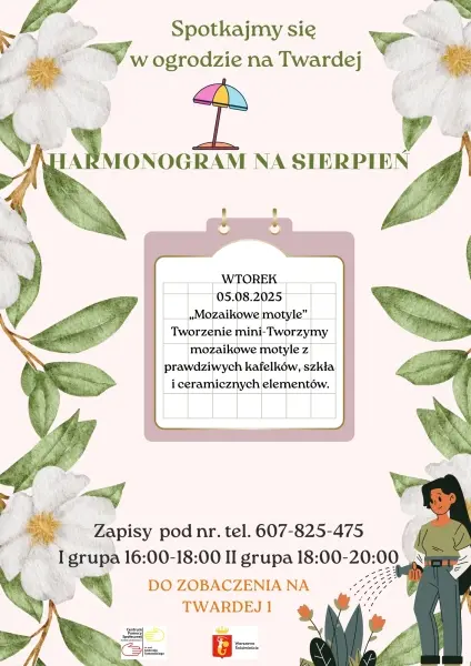 Mozaikowe motyle [godz. 16 lub 18]