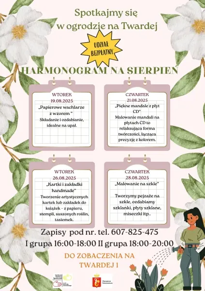 Spotkajmy się na Twardej! | Malowanie na szkle [godz. 16 i 18]