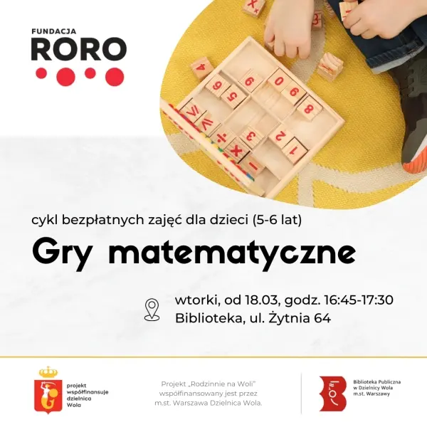 Cykl zajęć dla dzieci w wieku 5-6 lat z opiekunami „Gry matematyczne”