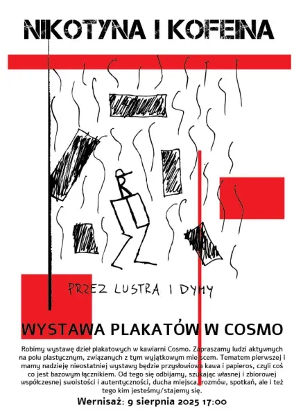 Wystawa plakatów "Nikotyna i Kofeina"