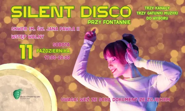 SILENT DISCO PRZY FONTANNIE