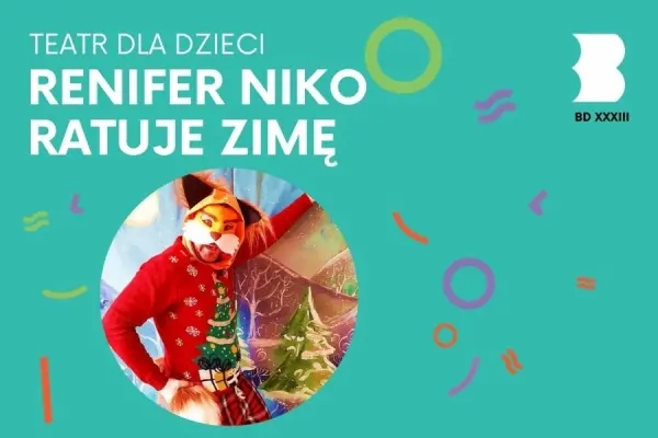TEATR DLA DZIECI | "Renifer Niko ratuje zimę" spektakl teatru Blaszany Bębenek 