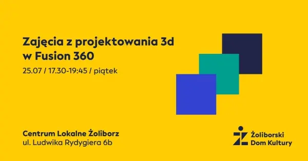 Zajęcia z projektowania 3D w Fusion360