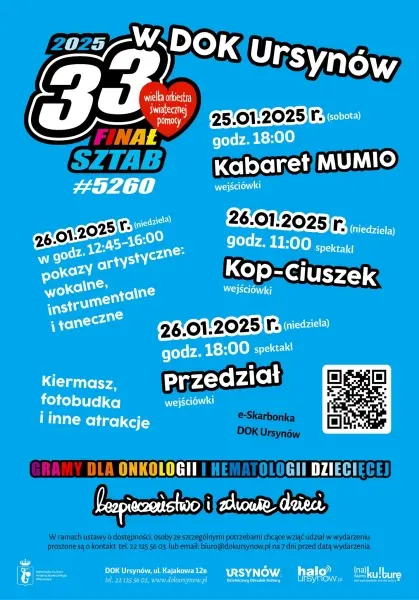 33. finał WOŚP w DOK Ursynów
