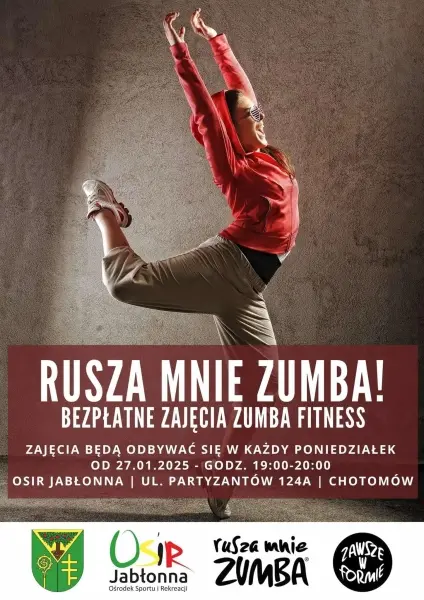 Bezpłatna Zumba w Jabłonnie