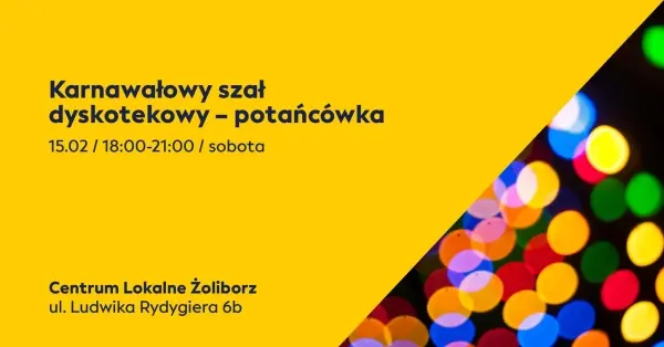 Karnawałowy szał dyskotekowy - potańcówka