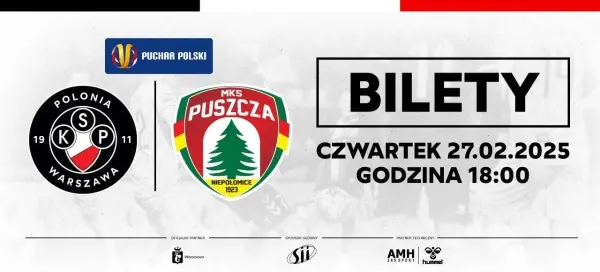 Mecz Polonia Warszawa - Puszcza Niepołomice
