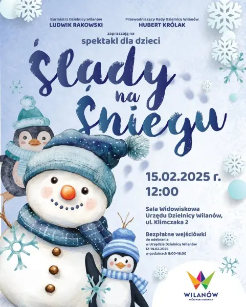 Spektakl dla dzieci "Ślady na śniegu"