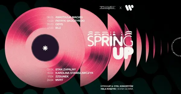 springUP | cykl koncertów Warner Music x Hala Koszyki | concert series Warner Music x Hala Koszyki 