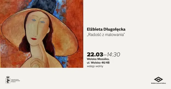 Radość z malowania — wernisaż prac Elżbiety Długołęckiej