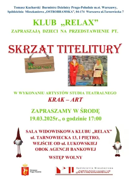 "Skrzat Titelitury" | spektakl dla dzieci