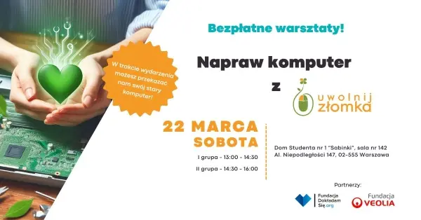 Napraw komputer z #UwolnijZłomka - bezpłatne warsztaty
