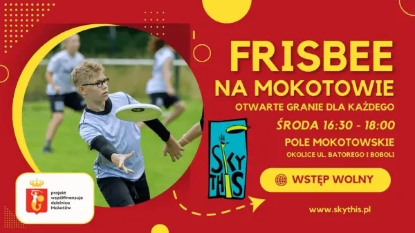 Frisbee na Mokotowie - otwarte granie dla każdego