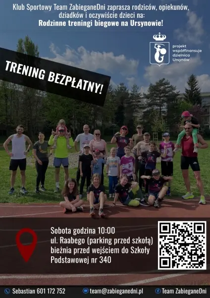 Rodzinne treningi biegowe na Ursynowie