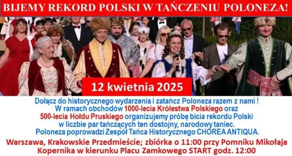 BIJEMY REKORD POLSKI W TAŃCZENIU POLONEZA!
