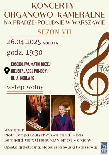 Koncert organowo-kameralny na Pradze-Południe