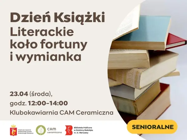 Światowy Dzień Książki / literackie koło fortuny i wymianka książek