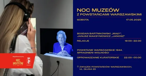 NOC MUZEÓW Z POWSTAŃCAMI WARSZAWSKIMI