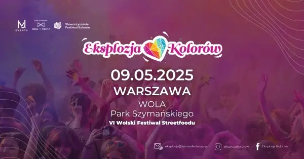 Eksplozja Kolorów na warszawskiej Woli 2025