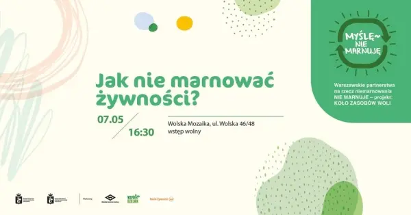 Jak nie marnować żywności? - spotkanie z ekspertką z Banku Żywności SOS w Warszawie