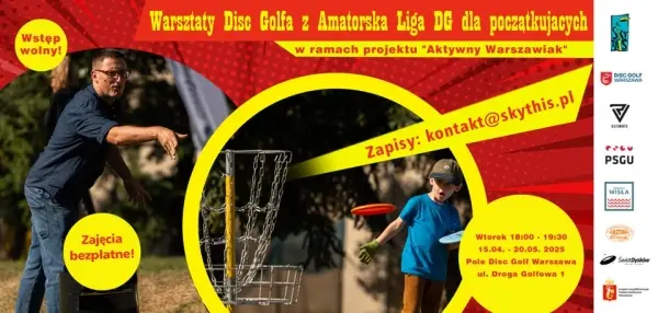 Warsztaty Disc Golfa z Amatorską Ligą DG dla początkujących