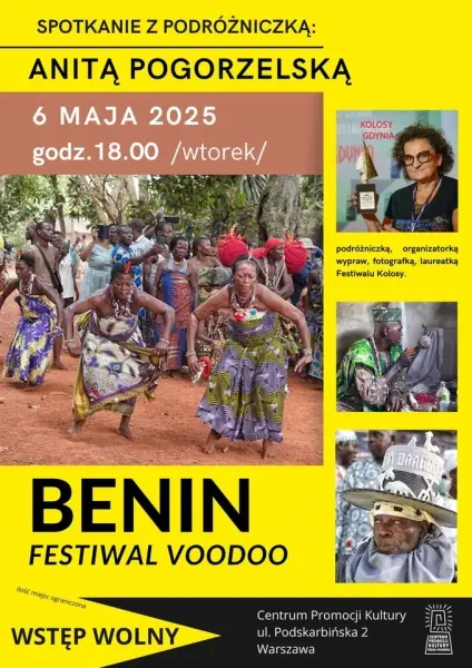 „Benin - festwal voodoo”. Spotkanie z Anitą Pogorzelską - podróżniczką