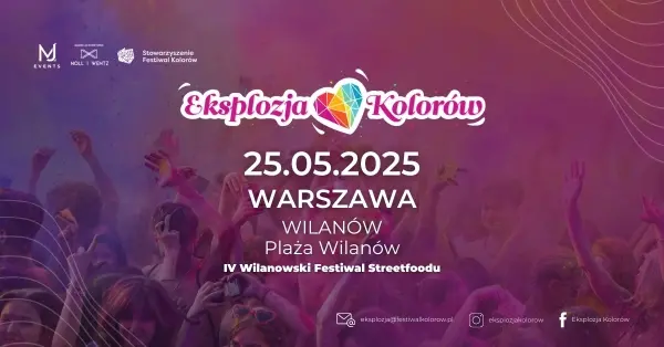 Eksplozja Kolorów na warszawskim Wilanowie 2025